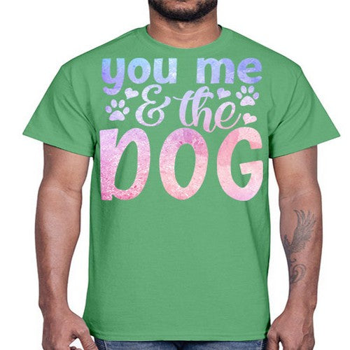 you me the dog 253#- dogs- Cotton Tee