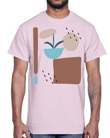 Abstract Shape 189#- art pop art- Cotton Tee