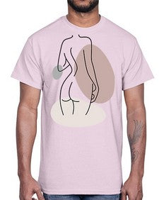 Abstract Shape 195#- art pop art- Cotton Tee