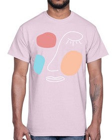 Abstract Shape 201#- art pop art- Cotton Tee