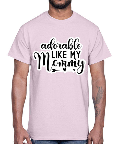 Adorable Like My Mommy 269#- baby- Cotton Tee