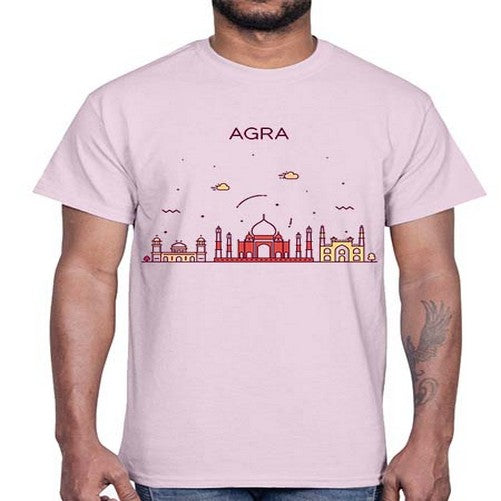 Agra 278#- cities- Cotton Tee