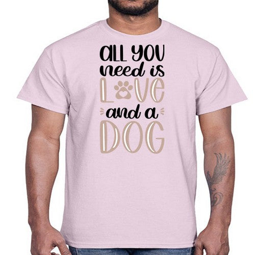 All You Need Is Love Style 36#- dogs- Cotton Tee