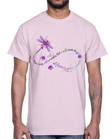 Alzheimer Awareness Dragonfly Remember 1#- alzheimers- Cotton Tee