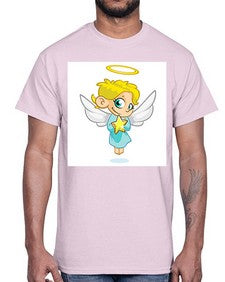 Angel 7#- cartoon general- Cotton Tee