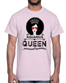 Aquarius queen 75#- aquarius- Cotton Tee