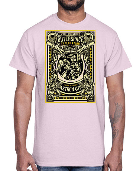 Astronaut Outerspace Exploration 36#- space- Cotton Tee