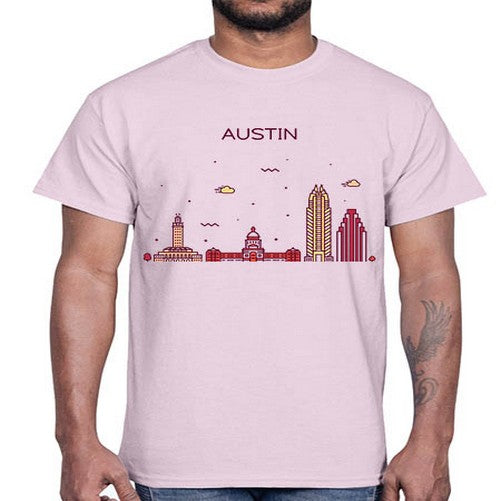 AustinTX 382#- cities- Cotton Tee