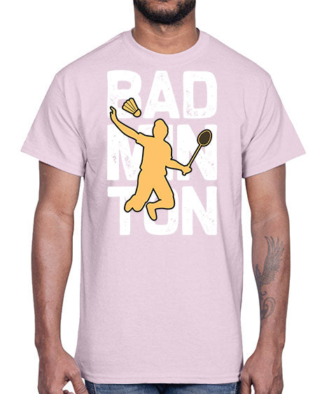 Bad 1452#- badminton- Cotton Tee