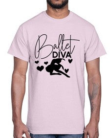 Ballet diva 68#- ballet- Cotton Tee