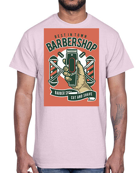 Barbershop590#- barber- Cotton Tee