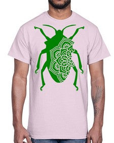 BeetleMandala 255#- mandala- Cotton Tee