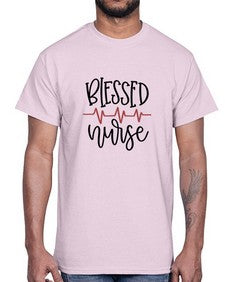 Blessed nurse 626#- nurse- Cotton Tee