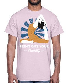 Bring Out Your Flexibility 185#- yoga- Cotton Tee