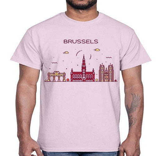 Brussels 508#- cities- Cotton Tee