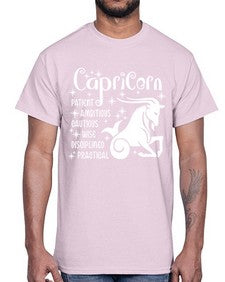Capricorn 186#- capricorn- Cotton Tee