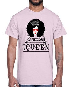 Capricorn queen 197#- capricorn- Cotton Tee