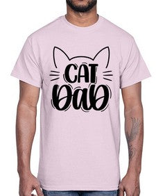 Cat Dad Style 81#- cats- Cotton Tee