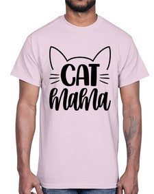 Cat Mama Style 84#- cats- Cotton Tee
