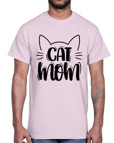 Cat Mom Style 85#- cats- Cotton Tee
