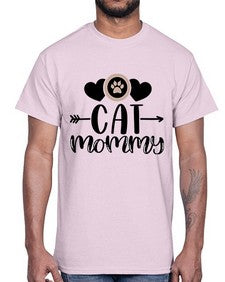 Cat Mommy Style 87#- cats- Cotton Tee