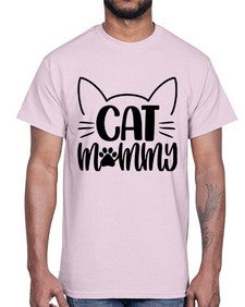 Cat Mommy Style 88#- cats- Cotton Tee