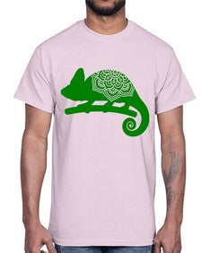 ChameleonMandala 326#- mandala- Cotton Tee