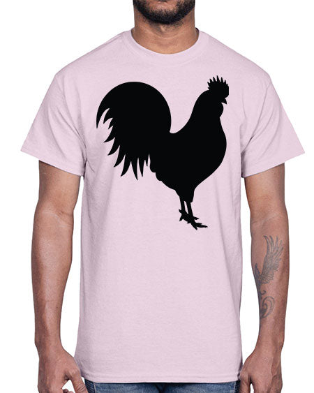 Chicken Silhouette 1#- chicken- Cotton Tee