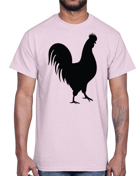 Chicken Silhouette 2#- chicken- Cotton Tee