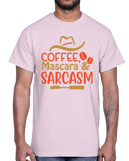 Coffee Mascara Sarcasm 21#-  fashion- Cotton Tee