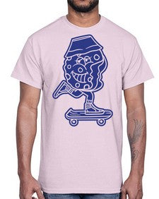 Cookies skating 75#- cartoon food- Cotton Tee