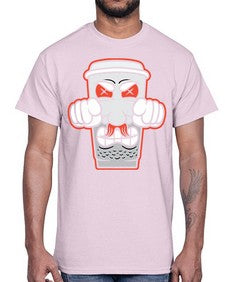 Cup power 78#- cartoon food- Cotton Tee