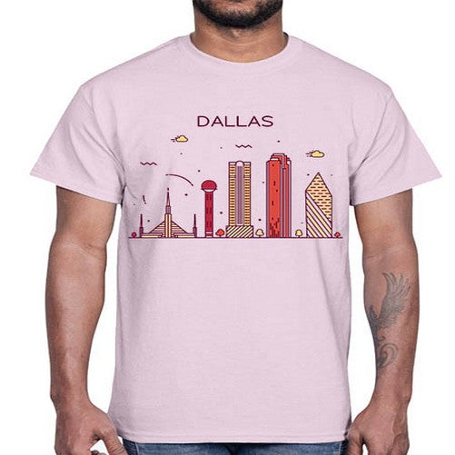 Dallas 646#- cities- Cotton Tee
