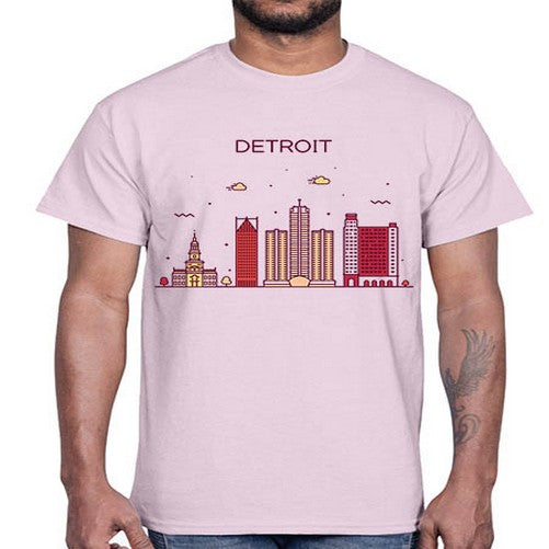 DetroitMI 665#- cities- Cotton Tee