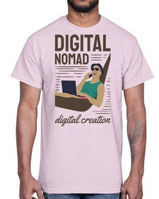 Digital Nomad Digital Creation 22#- internet- Cotton Tee