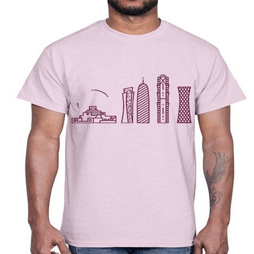 Doha 672#- cities- Cotton Tee