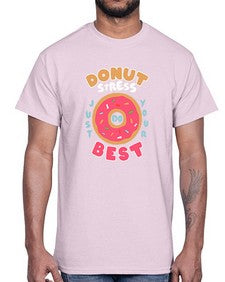Donut stress 3#- cartoon food- Cotton Tee