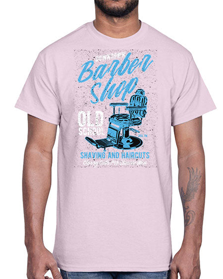 Downtown Barbershop730#- barber- Cotton Tee