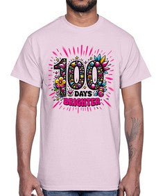 Easy one hundred Days of School 44#- one hundred days- Cotton Tee