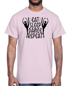 Eat sleep dance repeat 123#- ballet- Cotton Tee