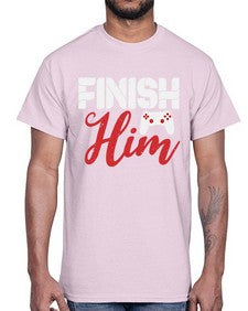 Fnish him 13#- video games- Cotton Tee