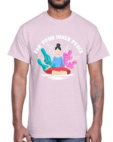 For Your Inner Peace 222#- yoga- Cotton Tee