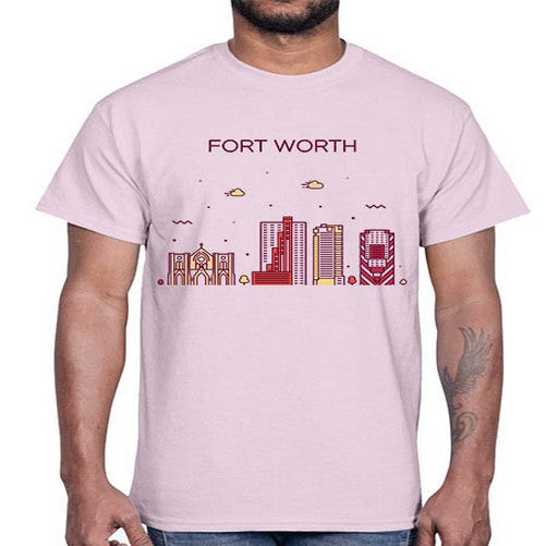 FortWorth 740#- cities- Cotton Tee