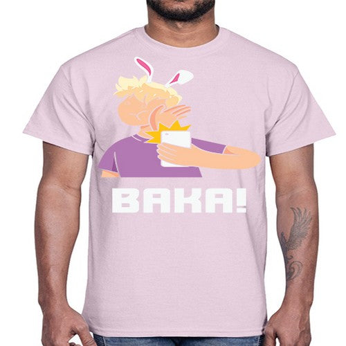 Funny Anime Baka Rabbit Slap Anime 228#- anime- Cotton Tee