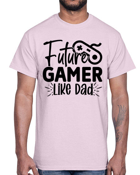 Future Gamer Like Dad 312#- kids- Cotton Tee