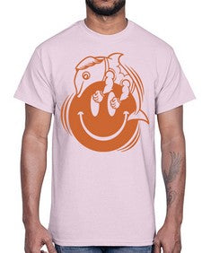 Give smile get hugs 131#- cartoon general- Cotton Tee
