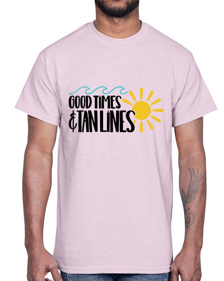 Good Times Tan Lines Style 43#- summer- Cotton Tee