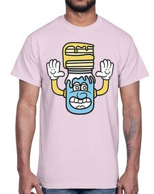Happy me 136#- cartoon food- Cotton Tee