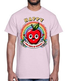 Happy one hundred Days Of School 246#- one hundred days- Cotton Tee