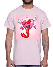 Heart 139#- cartoon general- Cotton Tee